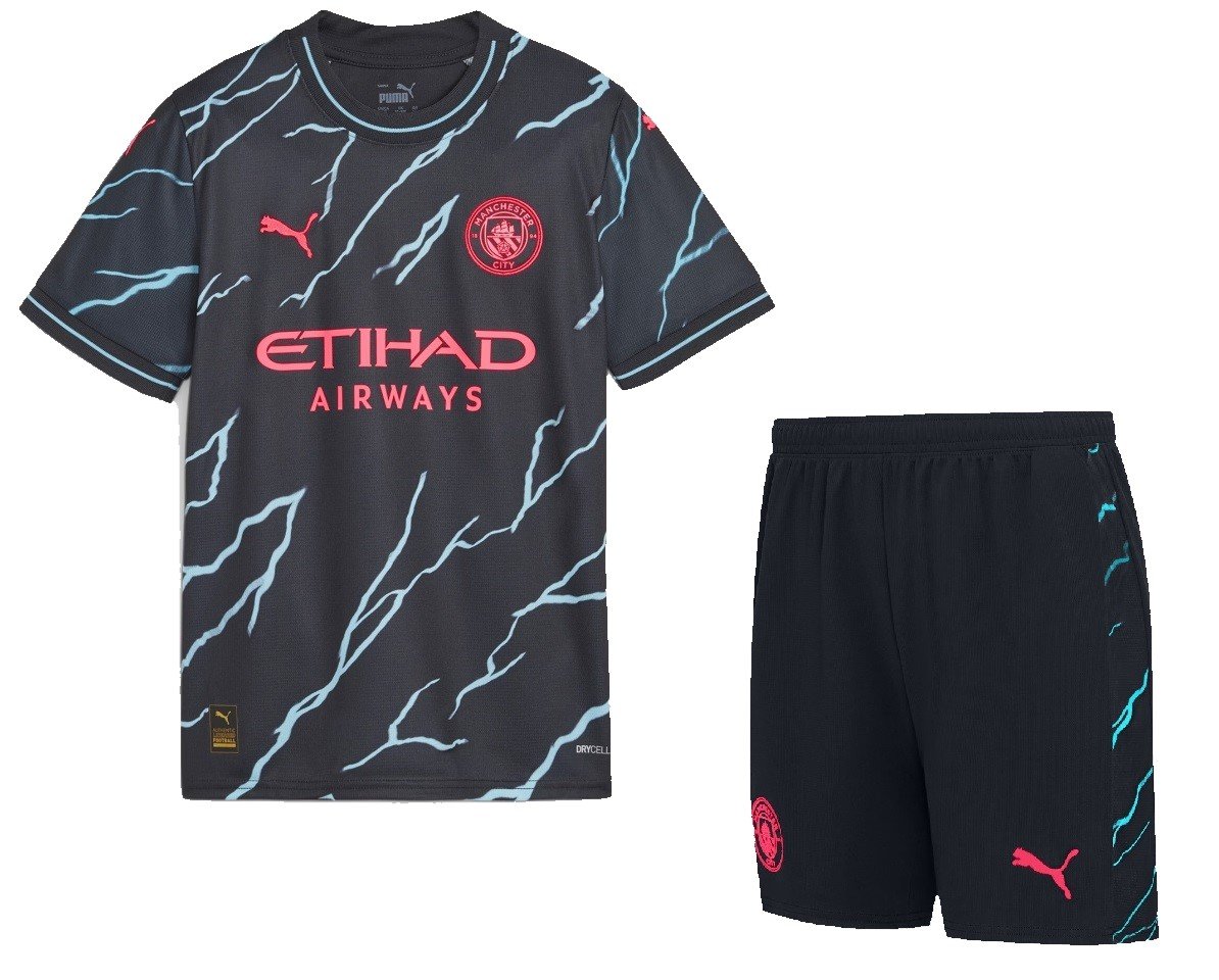 Kit infantil III Manchester City 2023 2024 Puma oficial